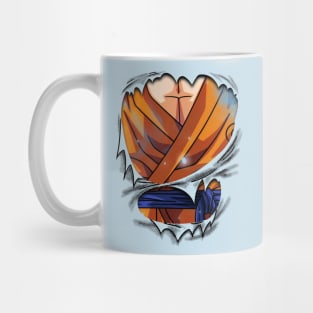 goku Super Sayayin Blue Chest Dragon ball Super Mug